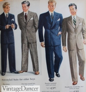 1944 Sears teenage and college men's suits 