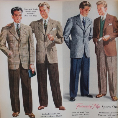 1940s Teenage Fashion for Boys and Young Men