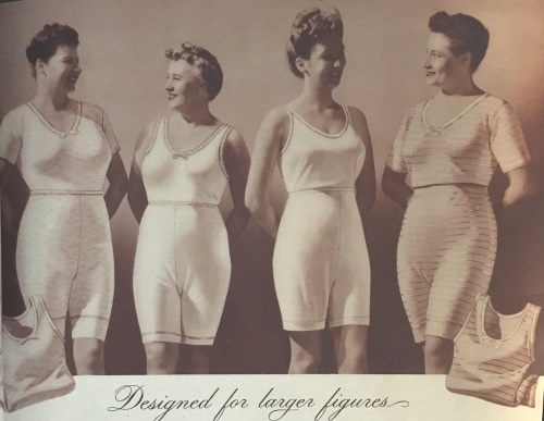 1944 winter underwear lingerie knit panties top camisoles womens