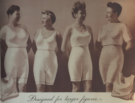 1944 women's nylon knit underwear