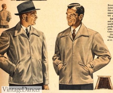 1944 gab jackets mens gaberdine casual 