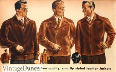 1944 brown leather jackets