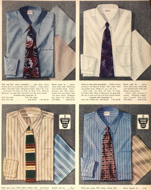 1940s Mens Shirt Styles | Dress Shirts, Casual Shirts