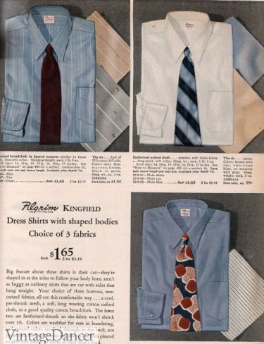 1944 mens shirt with a shaped body