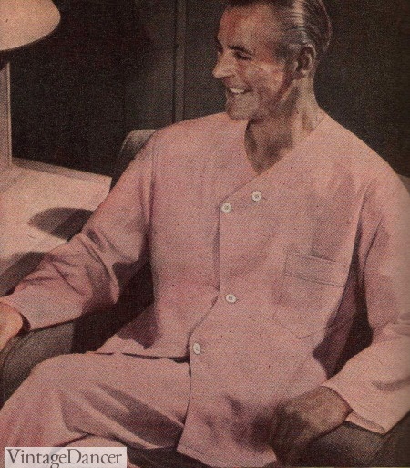 1940s, 1944 Mens Pajama 