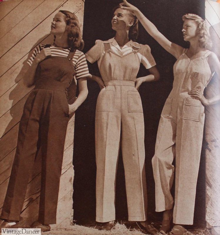 1940s overalls coveralls