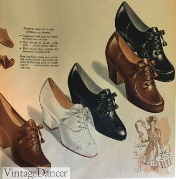1944 walking oxford shoes