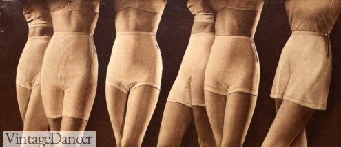 1940s cotton knit panties women's 1940s underwear winter warmth