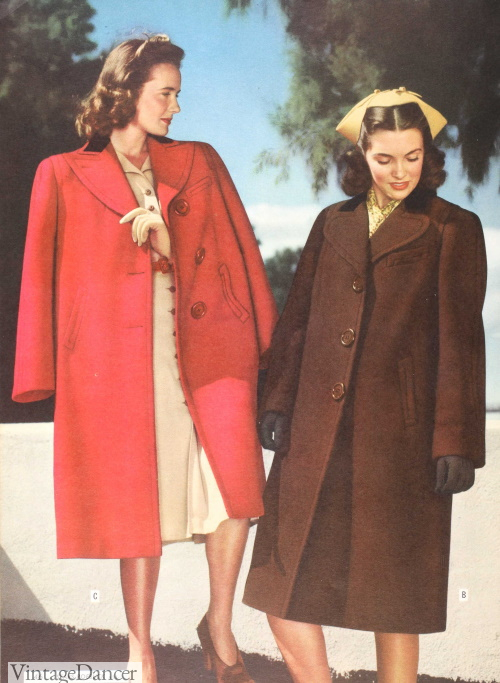 1940s casual women's fashion