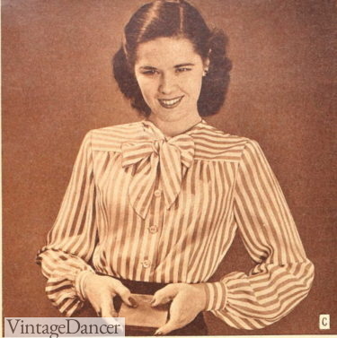1940s Blouses: Button up, Crop, T -Shirt, & Peasant Top History