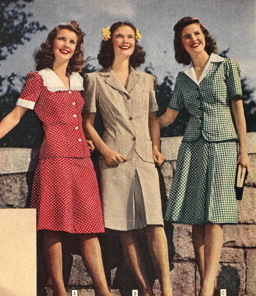 1940s Teenage Fashion: Girls | Vintage Dancer