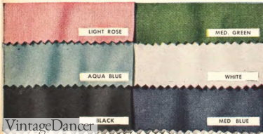 1940s fabric colors for mature women