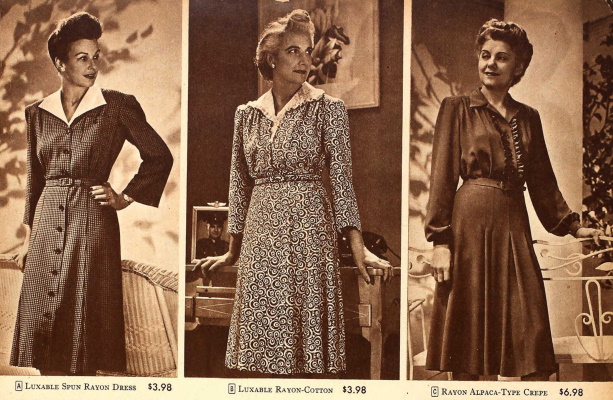 1940s Mrs. Mature Elderly Clothing and Fashion History