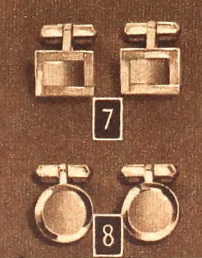 1945 men's cuff links