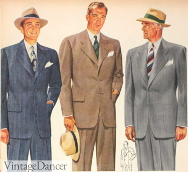 1940s mens suit fashion history