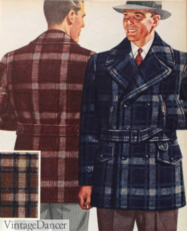 1945 mens belted mackinaw coats
