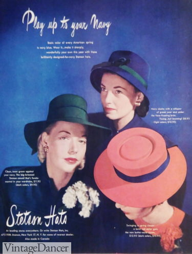 1946 Stetson Casual Hats