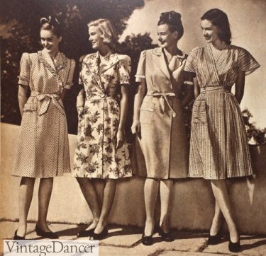 1940s House Dresses, Home Frocks