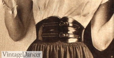 1946 corset belt 1940s