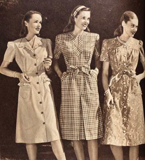 1940s House Dresses, Home Frocks