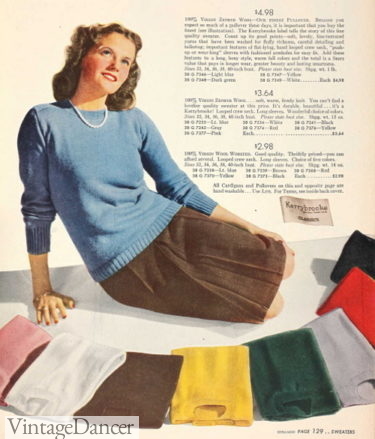 1946 sloppy joe sweaters