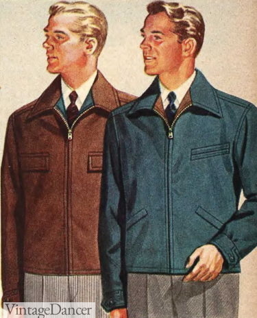 1940s mens gaberdine jackets