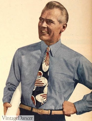 1946 single pocket dress shirts