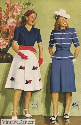 1946 vintage summer cruise outfit ideas. Click to see more.
