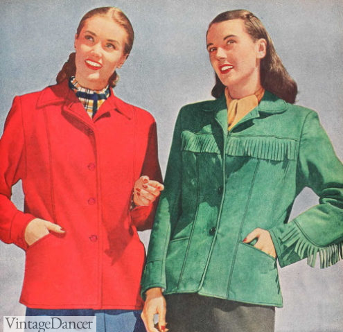 40s Jacket 1940s Coats & Jackets Fashion History