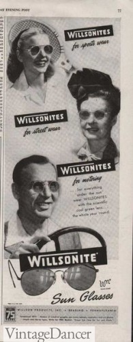 1940s Sunglasses, Glasses &#038; Eyeglasses History, Vintage Dancer