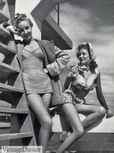 1940s swimsuits