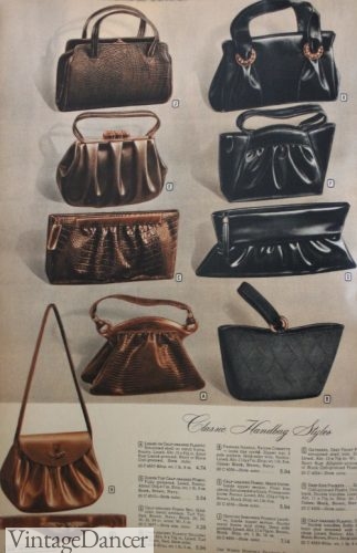 1940s bag fashion. 1947 handbags