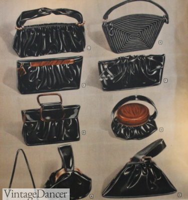 1947 patent black purses