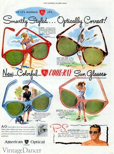 1940s womens sunglasses