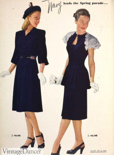 1940s cocktails party dress