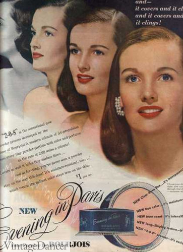 1940s powder makeup