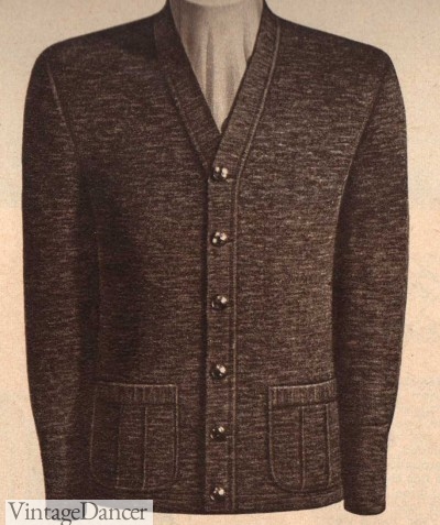 1940s men's Cardigan Sweater