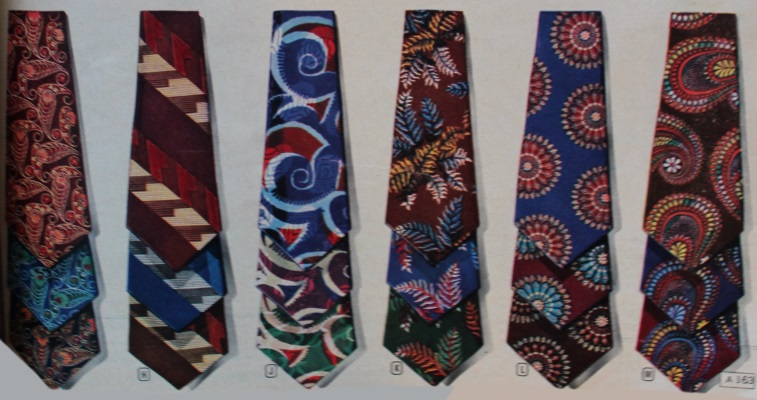 Men's Ties History of the 1920s to 1970s