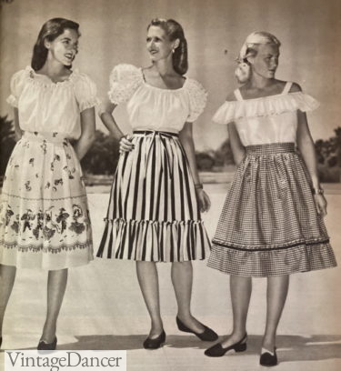 1947 peasant skirts