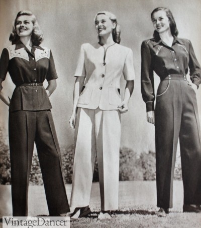 1940s work suits for women