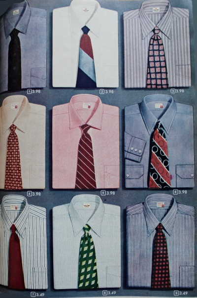 1940s Men's Dress Shirts & ties 1948 at VintageDancer.com