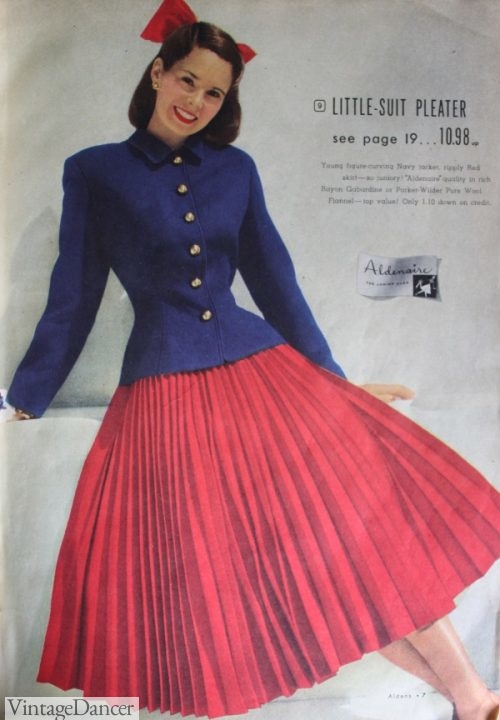 Women's 1940s Victory Suits and Utility Suits