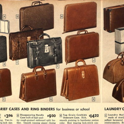 1940s Vintage Men’s Bags History