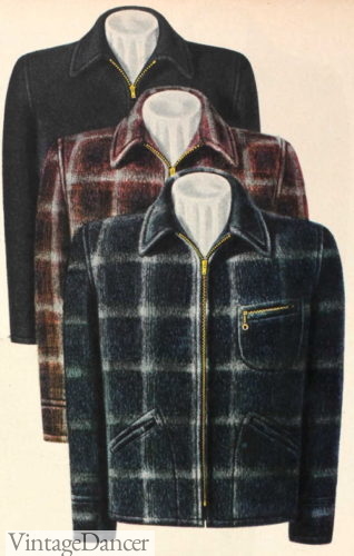 1948 plaid gab style jackets