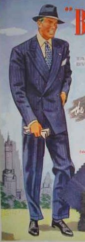 1948 Men's Suits Inspired by the Zoot Suit