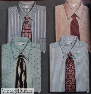 1940s mens dress shirts in richer colors