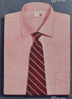 1948 mens spread collar shirt 