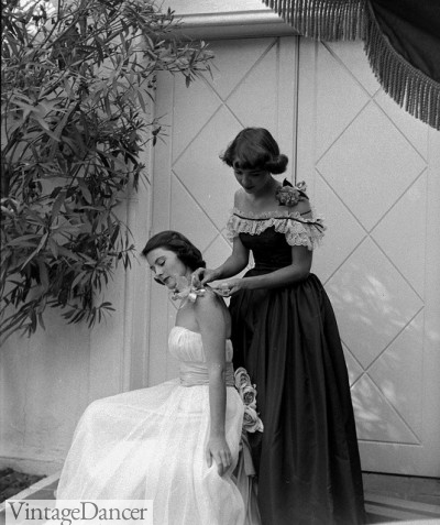 1940s vintage evening dresses