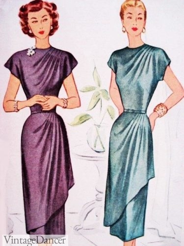 1940s Formal Dresses, Prom Dresses, Cocktail Dresses History