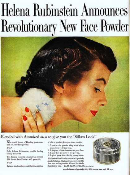 1949 dab on powder with a puff